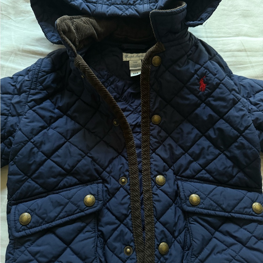 Ralph Lauren Dark Blue Quilted Jacket